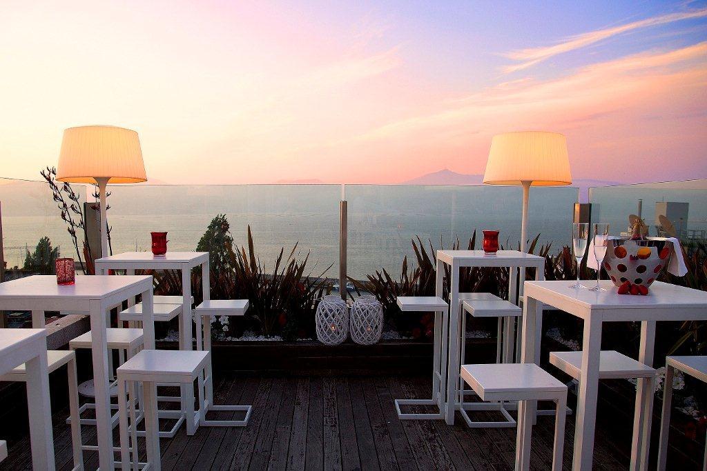 Gran Hotel Nagari Boutique & Spa Vigo Dış mekan fotoğraf View from the rooftop