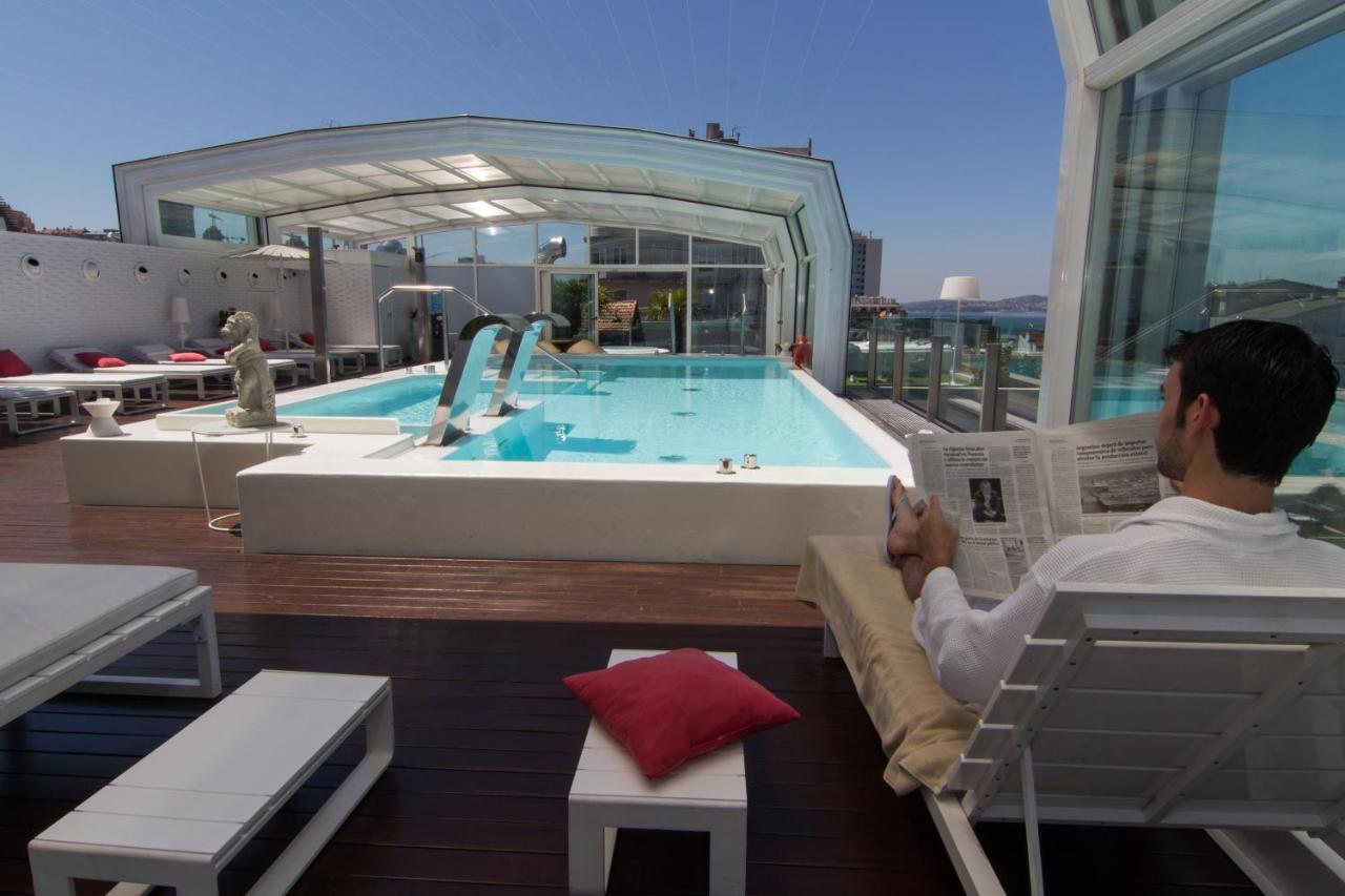 Gran Hotel Nagari Boutique & Spa Vigo Dış mekan fotoğraf Rooftop pool