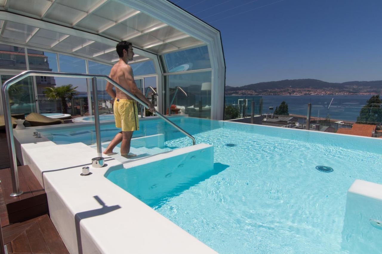 Gran Hotel Nagari Boutique & Spa Vigo Dış mekan fotoğraf A pool enclosure