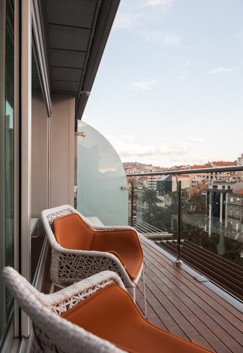 Gran Hotel Nagari Boutique & Spa Vigo Dış mekan fotoğraf A balcony